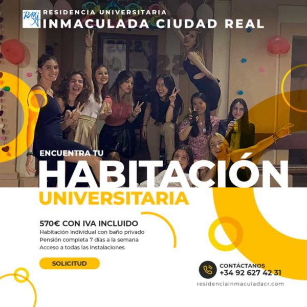Oferta de alojamiento para estudiantes en Ciudad Real